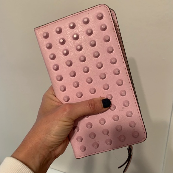 Banana Republic Pink stud clutch - Picture 1 of 4